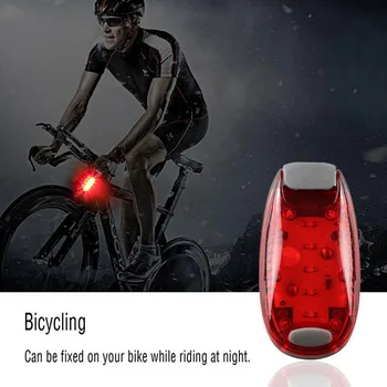 1 Set Noćni Jogging Upozorenje o Sigurnosti Led Žarulja Biciklistička Kaciga dugo Svjetlo Svjetala