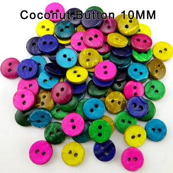 10 MM~30 mm 5 boja Kokos gumb za šivanje odjeće Okrugle gumbe za nakit, pribor, privjesci, čizme, kaput, pogodan hbk-01