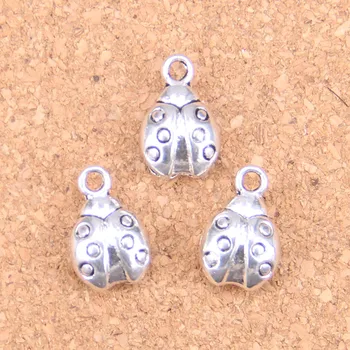 12 kom. Ovjes bubamara greška 14x9x5 mm Antičke Ovjesa,Stari Tibetanski srebrni nakit,DIY za narukvice ogrlice