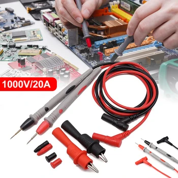 1pc 20A 1000 Multimetar Sonda Test Igla Pin Digitalni Multimetar Ulazne Žice Ručka Kabel Komplet za Dmm Voltmetar Tester Set