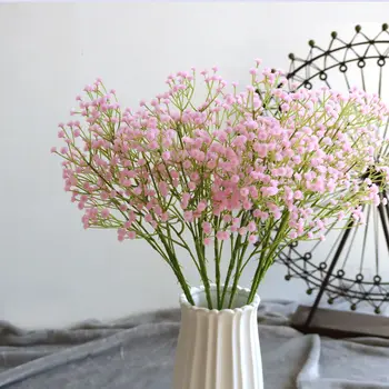 1pc Гипсофила Lažni Buket Cvijeća Plastične Simulacija Cvijeće za Uređenje Kućne Zabave Vjenčanje Cvijeća U Rukama
