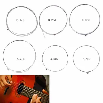 1X Čvrste Gitaru Žice 6 Tip Serije EW Gitaru Žice od ugljičnog Čelika Skup Žice za električnu gitaru EW7300
