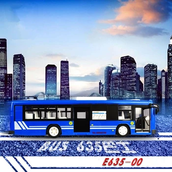2.4 G RC Automobil Autobus 6CH Daljinski Upravljač Gradski Autobus Visoke Brzine Jednim Ključem Otvorite Vrata RC Autobus s Realističnim Zvukom rasvjetom