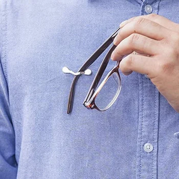 2 kom. Spojnica za naočale s ovratnikom Prijenosni Magnetna Stezaljka za naočale