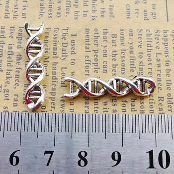 20 Kom. 7*28 mm Antičku Srebrna Boja jelovnik za Poseban program promjena u kromosomu Privjesci Ogrlica Narukvica Privjesci Za Izradu Nakita su Naušnice Zaključke