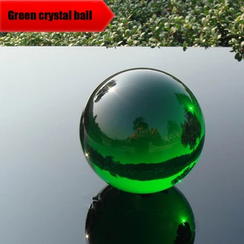 20 MM-40 mm Zeleno Prozirno Staklo Kristalnu Kuglu Ljekovita Opseg Rekvizite za fotografije Darove Od umjetnog Stakla Dekorativni Baloni Stakleni Balon