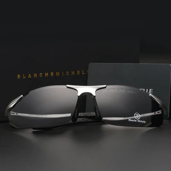 2020 Aluminij Magnezij Sunčane naočale Gospodo Polarizovana UV400 Naočale za noćni vid za vožnju Sportske Sunčane naočale oculos de sol sa kutijom