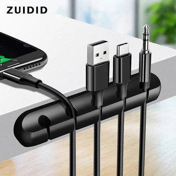 2021 Novi dolazak USB Kabel Za navijanje Upravljanje Kabel Za slušalice Organizator Pohranu Kabela Силиконовое Punjač, Držač Stezaljke Za namatanje kabla