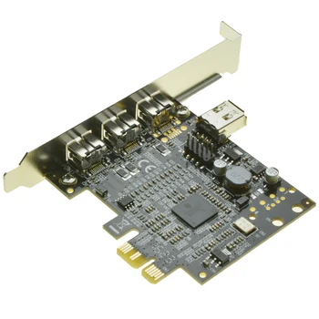 3 porta 1394B + 1 ukupna 6Pin 1394A kontroler PCI-e PCIe za vanjskog priključka Firewire 800 IEEE 1394b