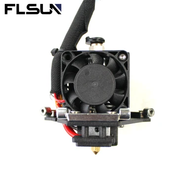 3D pisač FLSUN Dijeli Эффектор za niti Q5 1,75 mm s toplinskom kraj V6 s mjedenim mlaznicom 0,4 mm Ventilator 24