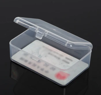 50шт Pravokutni prozirna plastična kutija PP-5 za pohranu svim vrstama stvari zbirke kartice mint vijak medicina kutije za sitne krhotine