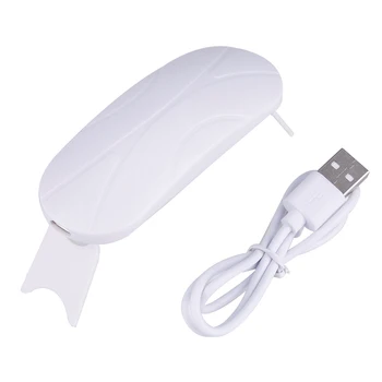 6 W Bijela Mini-stroj za sušenje noktiju UV3 Led žarulja Prijenosni USB kabel Za kućnu uporabu Za nokte UV-gel-lak za Kosu za nokte Alat za nokte