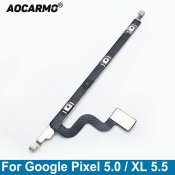 Aocarmo Prekidač za Uključivanje/Isključivanje Gumb za Napajanje Bočne Tipke za Ugađanje Glasnoće Fleksibilan Kabel Za Google Pixel 5.0 / Pixel XL 5.5