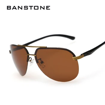 BANSTONE Aluminij Magnezij Polarizovana Muške Sunčane Naočale Pilot Sunčane Naočale Naočale za vožnju Muške Naočale za vanjsku uporabu UV400