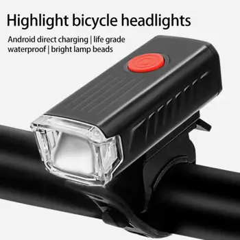 Biciklistička lantern Svjetiljka Crvena Bijela Biciklistička Svjetlo LED USB Punjiva Vodootporan Upozorenje Prednja i Stražnja svjetla, Stražnja svjetla Pribor za bicikle