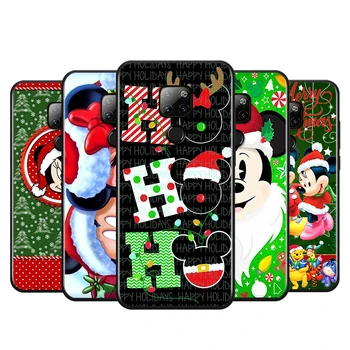 Božićni Mickey Minnie za Huawei P Smart 2020 2021 Z S Plus Mate 40 RS 30 20 10 Pro Lite 2018 2019 Crna mekana torbica za telefon