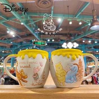 Disneyland Winnie Pooh Svinja Slatka Lonac s Medom stakleno Keramička Šalica Bubalo Šalica Mlijeka Šalicu Kave Термокружка
