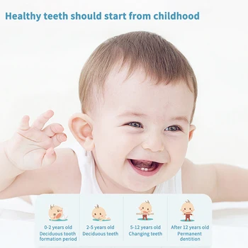 Dječje četkice za zube U-Oblika 360 Stupnjeva Mekana Četka za čišćenje Zubi za mlađe Dječake i djevojčice Zube Dječje oralne higijene