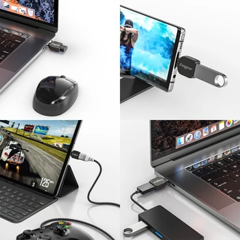 Fasgear 2 Kom 10 Gbit / s Podataka Snyc Tip C Priključak za USB 3.1 Ženski Adapter za Macbook iMac Samsung i druge USB-C ili Thunderbolt 3