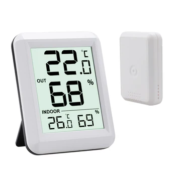 FT0423 Digitalni LCD Zaslon Bežični Termometar Hygrometer Odašiljač Sesnor Home Monitor Temperature i Vlažnosti Mjerač meteorološke stanice