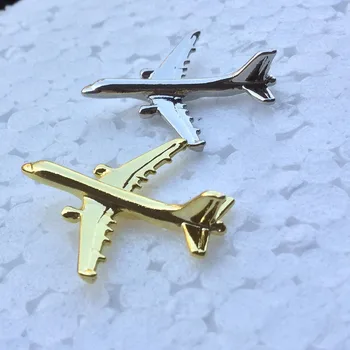 Ikona Airbus A-321, Metal, Srebro,Broš u obliku Aviona, a Poseban Dar-Suvenir za Pilota, Posade, Zaljubljenika u Zrakoplovstvo