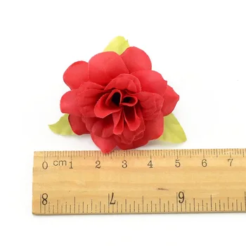 Jeftini 120 kom. Mini-Umjetna Svilene Glava Cvijeta Ruže Za Dekoraciju Svadbene zurke Diy Vijence Pribor za ručni rad Lažni Cvijeće