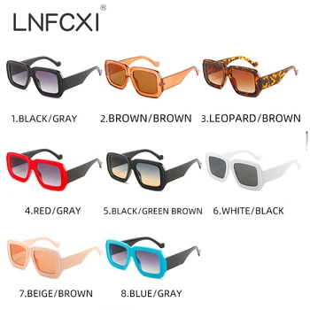 LNFCXI Malo Retro Trg Sunčane naočale Ženske Berba marke dizajnerske bež i Crne Sunčane naočale Nijanse Ženske UV400