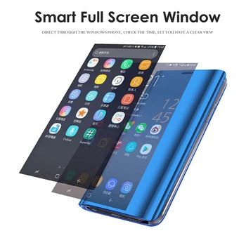 Luksuzni Smart Mirror Flip za Huawei Honor 20 Pro P40 lite E Honor 20 10 9 Lite 8X 9X Y9 Prime 2019 Honor 8X Max Y7P Torbica