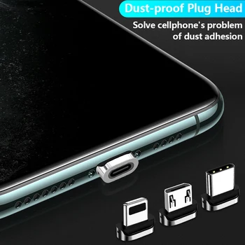 Magnetni USB kabel Schitec Za iPhone 12 11 Xiaomi Samsung Kabel Tipa C Led Brzo Punjenje Za podatkovni Kabel, Micro USB Kabel Žica
