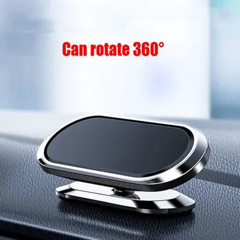 Metalni Magnetni Držač telefona 360 rotirajući Auto Držač Telefona Stalak od цинкового legure Magnet je Auto podrška Pogodan za sve mobilne telefone