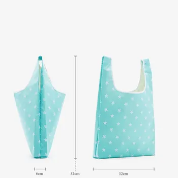 Moda ispis Sklopivi torba za kupovinu Prijenosni Reusable Sklopivi torba za torba Praktična Torba za pohranu velikog kapaciteta