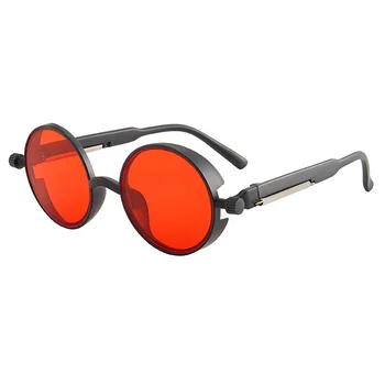 Moderan Klasični Polarizirane Sunčane naočale u stilu Steampunk s metalnim okvir okrugli gotičkih nijanse za žene Muške Sunčane naočale sa UV400 zaštitom