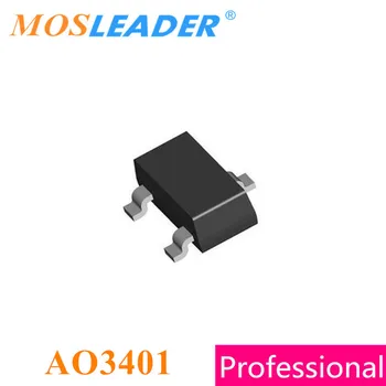 Mosleader AO3401 SOT23 3000 kom. AO3401A P-kanal 2.5 A 15 U 4A 30 Made in China visoke kvalitete