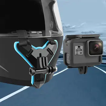 Moto kaciga Stalak za bradu, Držač za GoPro Hero 8 7 6 5 Xiaomi Yi Sportska kamera za akcijske kamere Držač za lica Nosač