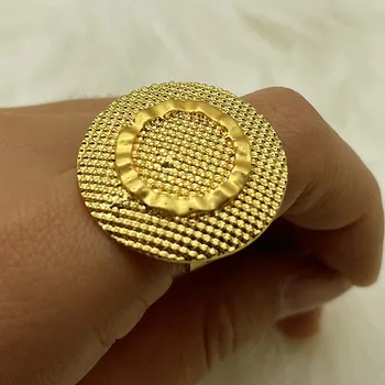 Nigerija Dubai nakit kompleti za žene zlatnu boju Narukvica Ogrlica i naušnice set prstenova Afrička stranka svadbene darove
