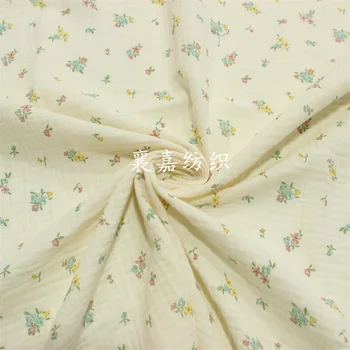 Nova japanska i korejska Креповая tkanina sa sitnim cvjetnim uzorkom Dječje пижамная tkanina
