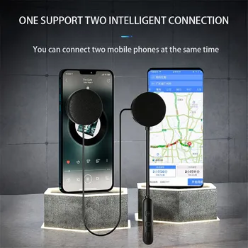 Nova Slušalice Q7 Bluetooth sa zaštitom od smetnji Za moto kaciga Za jahanje Slušalice s hands-free priključak Slušalice za moto kacige 900 mah