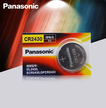 Novi Originalni Panasonic CR2430 CR 2430 3 Litij Baterija s кнопочными baterijama Kovnicama Baterije Za satove sata,slušnih aparata
