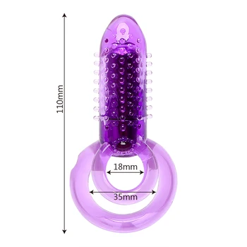 OLO Odgađanje ejakulacije Prsten za člana Vibrator Odgađanje ejakulacije Prsten za penis Stimulator klitorisa Muška Masturbacija je Seks-igračke za muškarce