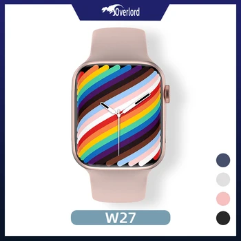 Serija 7 Originalni Pametni sat 2022 W27 Pametni sat Monitor srčane NFC Bluetooth Poziv PK IWO 16 13 za Apple Watch Xiaomi