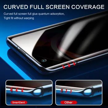 SmartDevil Anti-подглядывающая Kvantna film za Xiaomi Mi 10 Pro Redmi K30 Pro Zakrivljena Zaštitna folija za ekran sa punim premazom Mekana glina Privatnost