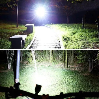 Solarno Punjenje Biciklistička Fenjer s Рожком Usb Punjiva T6 LED Prednje Svjetlo Za mtb Vodootporan Biciklistička Fenjer+ rog zatrubi