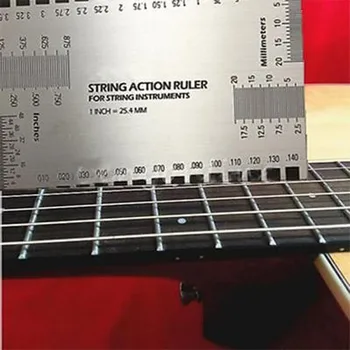 Specifikacija gitare žice Ravnalo za mjerenje skale jastuka za Gitaru Električna Gitara Dijelovi od Nehrđajućeg Čelika Pribor