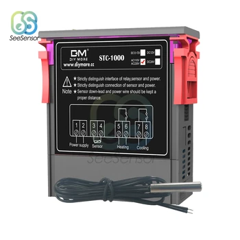 STC-1000 STC 1000 LED Digitalni Termostat za Inkubator Regulator Temperature Termostat Relej za Grijanje Hlađenje ac 110 220