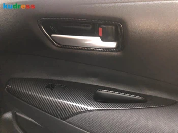 Stil Vozila Toyota Corolla sedan 2019 2020 2021 Karbonskih Vlakana Gumb za Prebacivanje Prozora Poklopac Završiti Ploče naslona za ruke Vrata
