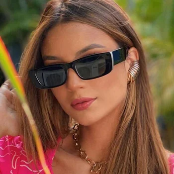 Stilski dizajnerske sunčane naočale Za žene 2021 Visoke Kvalitete Vintage okvira za mačji očiju Muške Sunčane naočale Леопардовые četvrtaste naočale Gafas Nijanse UV