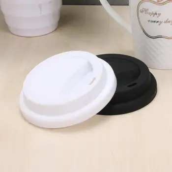 Univerzalne za Višekratnu upotrebu Elastične Silikonske Kape 9 cm Prehrambena svježe Poklopac sifona Elastična izolacija Kape za čaše Od Prašine Čaj i Kava Zatvoriti Poklopac