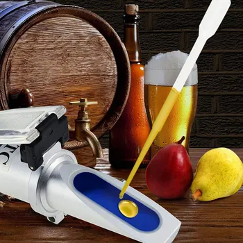 Upotrebu alkohola refraktometar mjerenje koncentracije šećera u vinu денситометр 0-35% alkoholnom piva 0-40% grožđa Brix vrijednost ATC