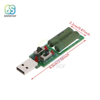 USB-Otpornik E-Opterećenje istosmjernog napona Sa Podesivim Prekidačem 5 U 1A/2A/3A Kapacitet Baterije Napon Tester Otpora Kategoriju