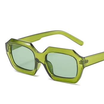 UV400 Četvrtastog okvira Ženske sunčane naočale желеобразного boje Sunčane naočale Lady Vintage Klasične Dizajnerske nijanse Naočale Zonnebril Dames